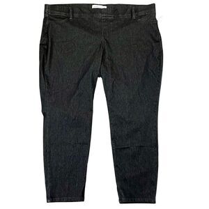 NWT Amazon Essentials Washed Grey Denim Look Pants XXL Short
